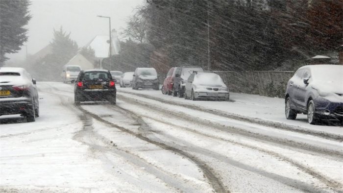 Scotland's addiction to driving was exposed in the snow