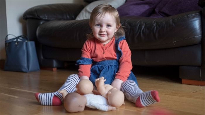 Kirsty, the Holyrood baby, turns two: childcare choices