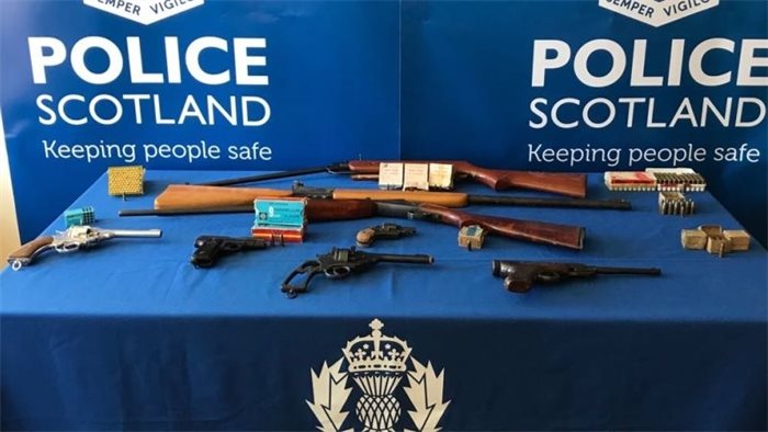 Hundreds of firearms handed in during Police Scotland guns amnesty