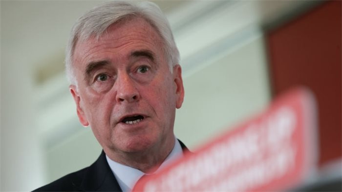 Labour to consider universal basic income manifesto pledge, John McDonnell reveals