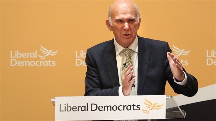 Lib Dem leader Vince Cable to blast 'erotic spasm' of Brexit in speech to party conference