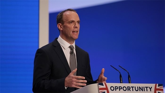 Brexit Secretary Dominic Raab 'wants UK to be able to pull out of Irish backstop after three months'