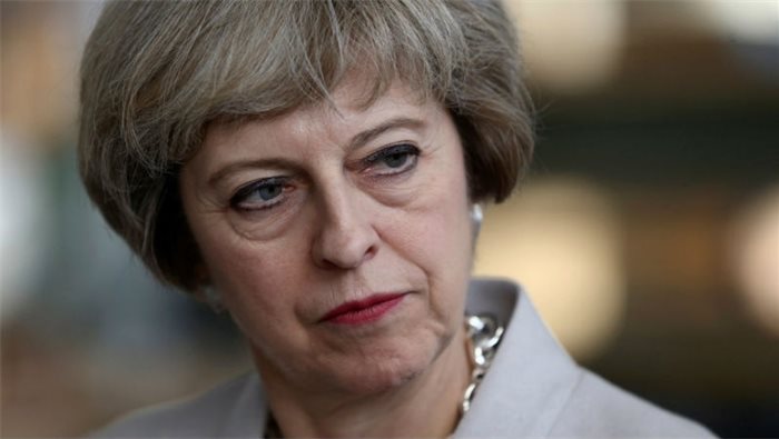 Theresa May pitches her Brexit deal to Glasgow factory workers