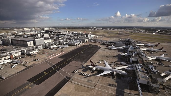 Heathrow Airport departures suspended after 'drone sighting'