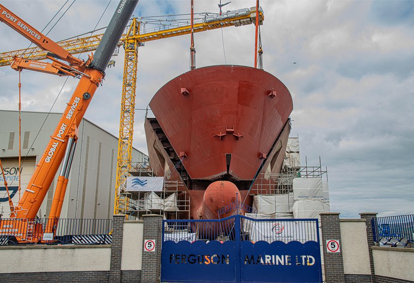 Four ferry building contracts to be awarded to Ferguson Marine shipyard