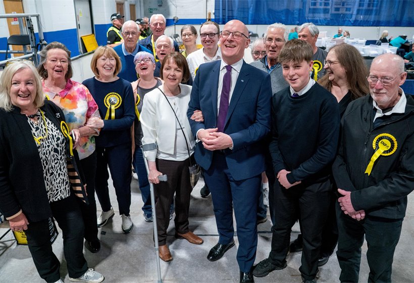 SNP wins election with Labour and Reform tied in second place