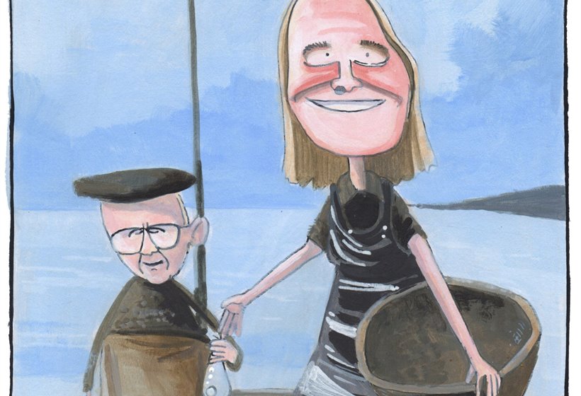 Sketch: Lara Bird has pride of plaice