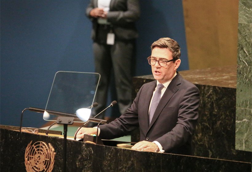 UK aiming to lead on new global AI standards, Burnham tells UN