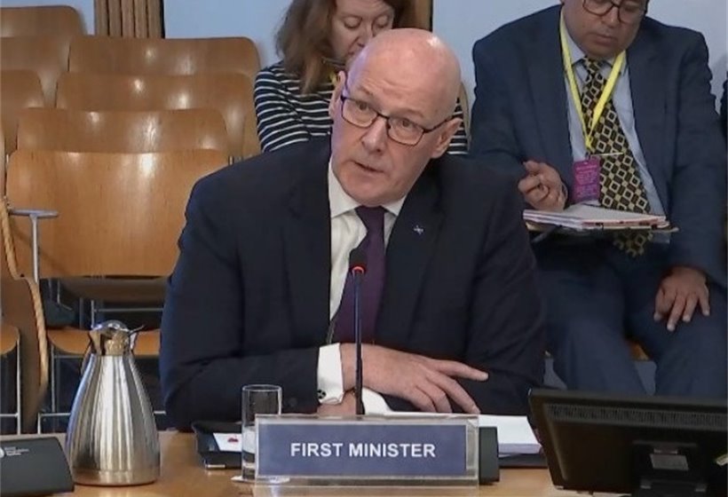 Swinney on the spot: A solemn FM brings his serious face to MSP grilling
