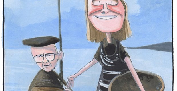 Sketch: Lara Bird has pride of plaice