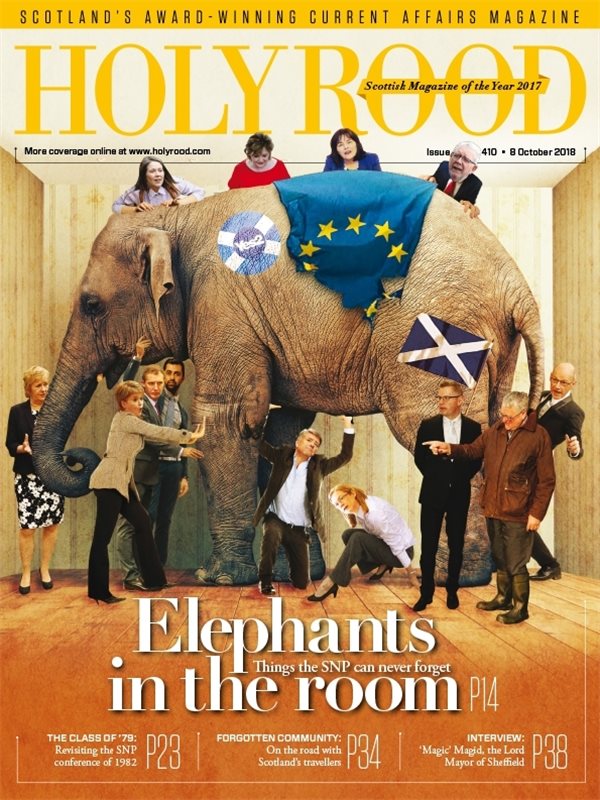 Holyrood Magazine issue 410 / 8 October 2018