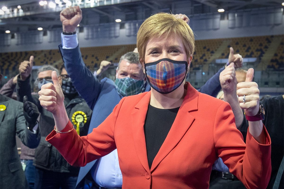 Sturgeon feeling 'extremely confident' of SNP success as she holds Glasgow Southside seat