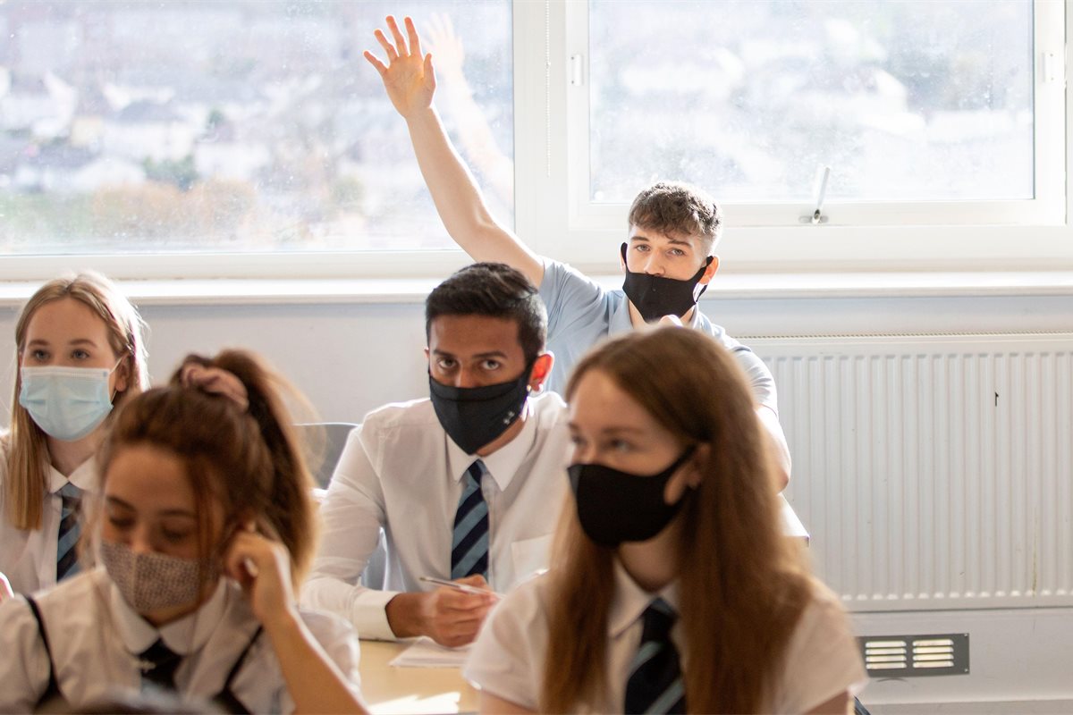 Scottish teenagers will need to wear masks in school as government