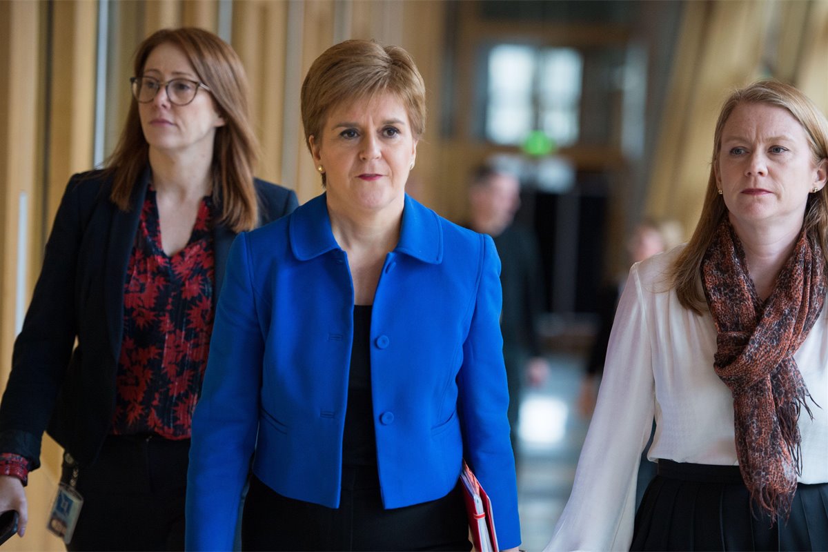Nicola Sturgeon's professional bob cut, a style comparable to Pamela Anderson's new bob for its versatility in leadership and casual settings.