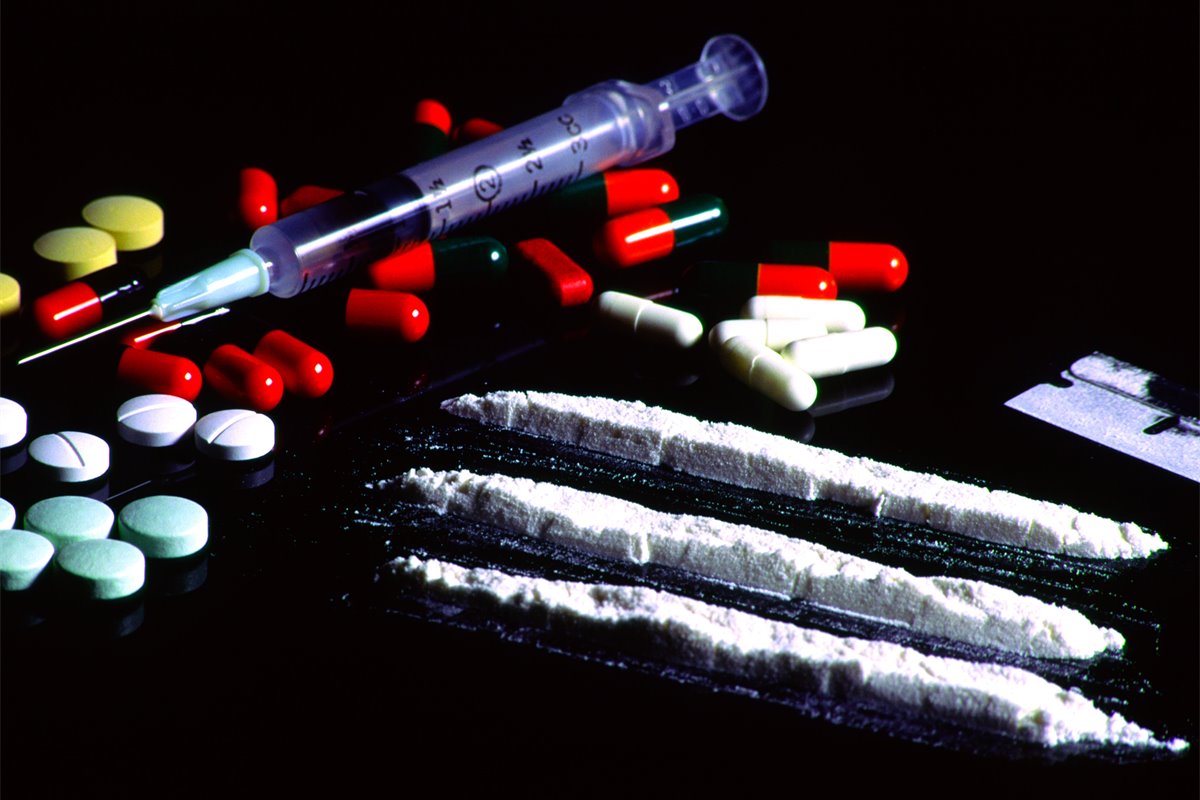 Black market illegal drugs