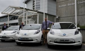 Scottish Borders Council buys electric vehicles with funding from Scottish Government