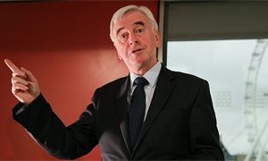 John McDonnell pledges to bring all PFI contracts back into public sector