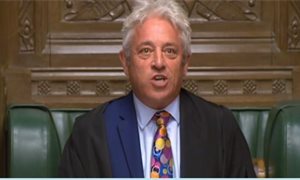 John Bercow rules against second Commons vote on Boris Johnson’s Brexit deal