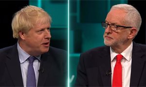 Boris Johnson and Jeremy Corbyn fail to land knockout blows in first TV debate