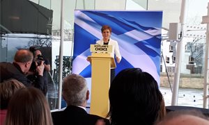 Independence referendum must be 'legal and legitimate', Nicola Sturgeon emphasises in Brexit day speech