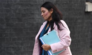 Boris Johnson backs Priti Patel following resignation of Home Office official