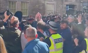 Prince Andrew heckled as Queen's coffin taken through Edinburgh