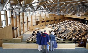 Scottish Parliament bans mobile phones from viewing gallery