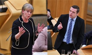 FMQs: Douglas Ross and Shona Robison clash over oil and gas