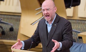 Patrick Harvie launches FMQs attack on 'repressive' Kate Forbes