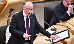 FMQs: John Swinney criticised over plans for NHS in programme for government