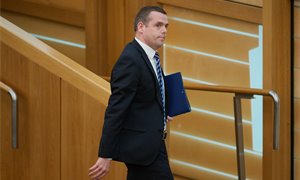 Douglas Ross excluded from chamber during angry exchanges at FMQs