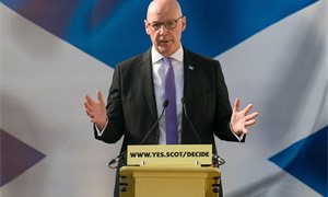 John Swinney criticises Keir Starmer’s immigration stance at independence launch