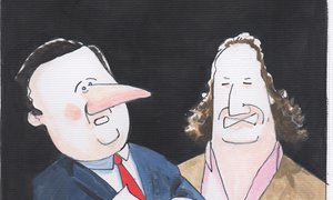 Sketch: Douglas Alexander and Dave Doogan take part in a pomp-off