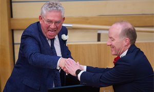 Kenneth Gibson elected Scottish Parliament presiding officer