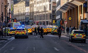 Swinney says Glasgow disturbances which followed Belfast knife attack are ‘completely unacceptable’