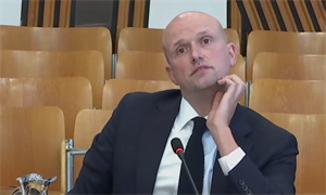 Sketch: Not all plain sailing for Stephen Flynn at the transport committee