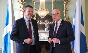 John Swinney meets nationalist leaders of Northern Ireland and Wales in Cardiff