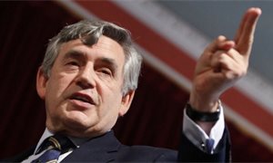 Gordon Brown says leaving EU 'would not be in tune with the Churchillian spirit'