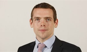 Douglas Ross set to miss knife-edge Universal Credit vote to officiate at Champions League match