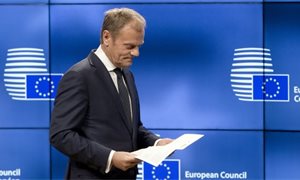 European Council chief Donald Tusk rejects PM's trade deal proposals