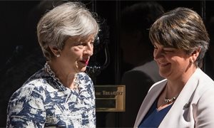 Irish border breakthrough hopes on a knife edge after Arlene Foster tells EU officials her red line still stands