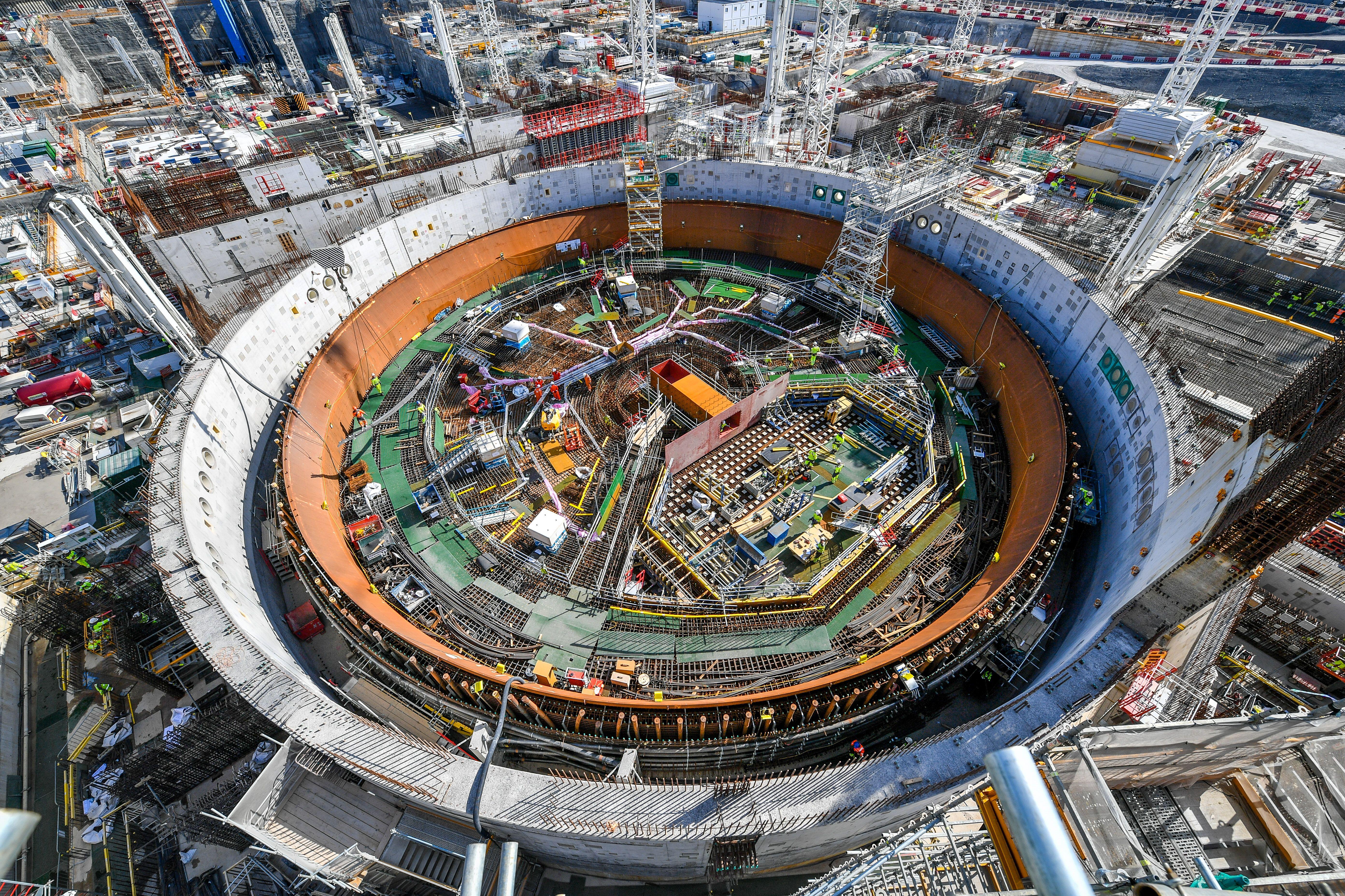 Hinkley Point C under construction